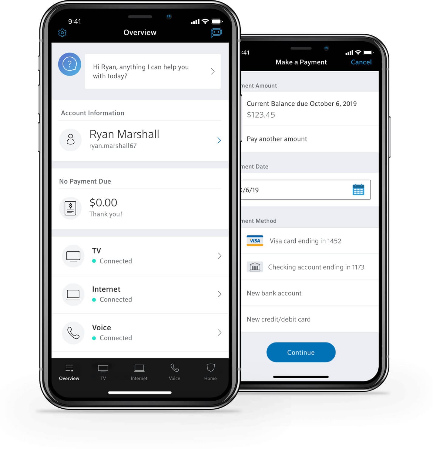 Administrar mi cuenta de XFINITY®